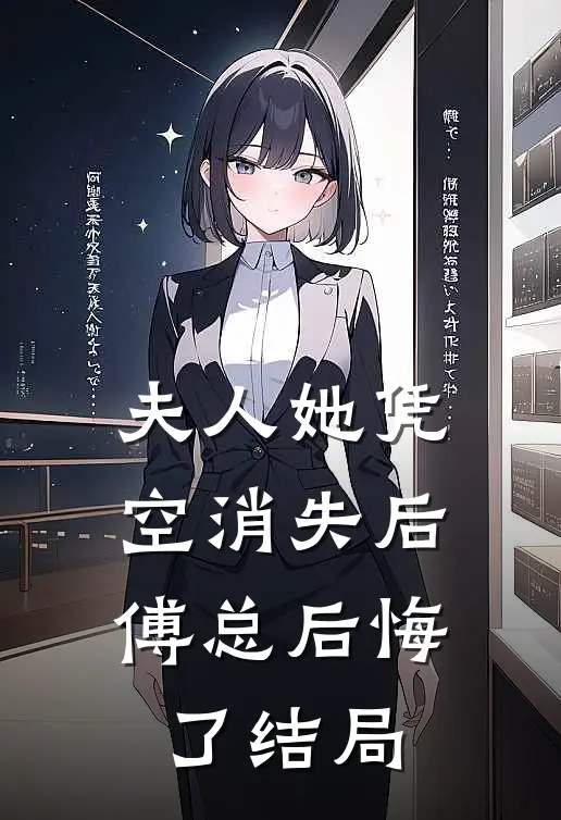 夫人她凭空消失后,傅总后悔了结局免费阅读