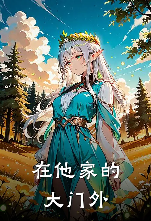 在他家的大门外