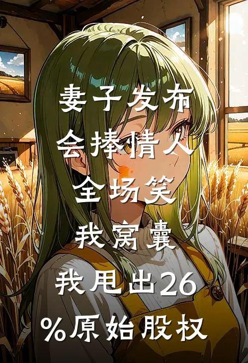 妻子发布会捧情人，全场笑我窝囊，我甩出26%原始股权
