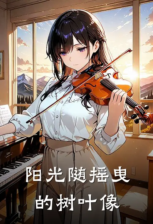 阳光随摇曳的树叶像