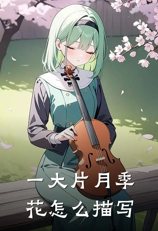一大片月季花怎么描写