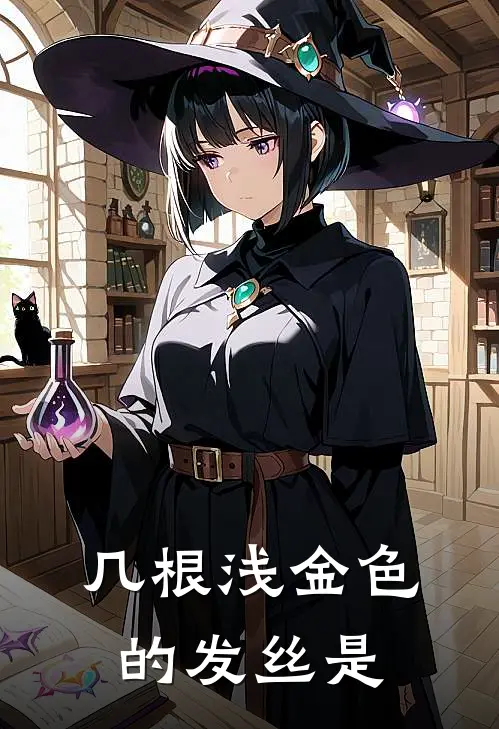 几根浅金色的发丝是