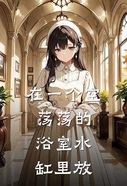 在一个空荡荡的浴室水缸里放