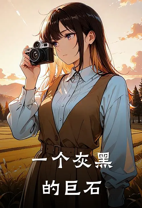 一个灰黑的巨石