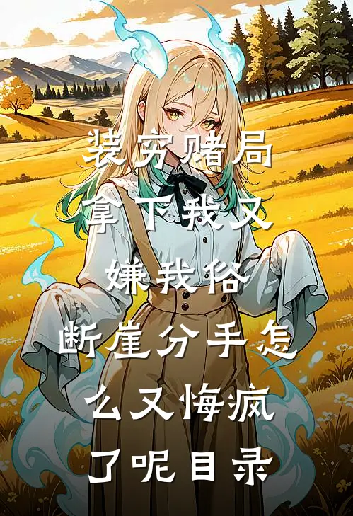 装穷赌局拿下我又嫌我俗，断崖分手怎么又悔疯了呢目录
