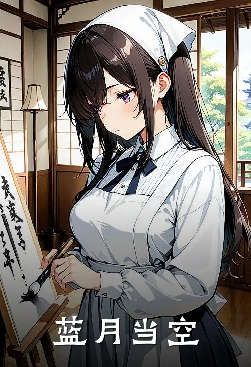 蓝月当空