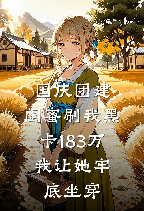 国庆团建，闺蜜刷我黑卡183万，我让她牢底坐穿