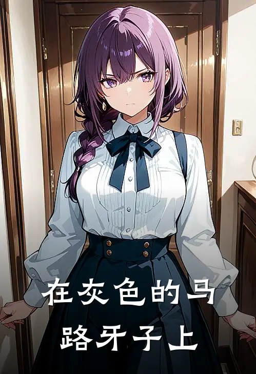 在灰色的马路牙子上