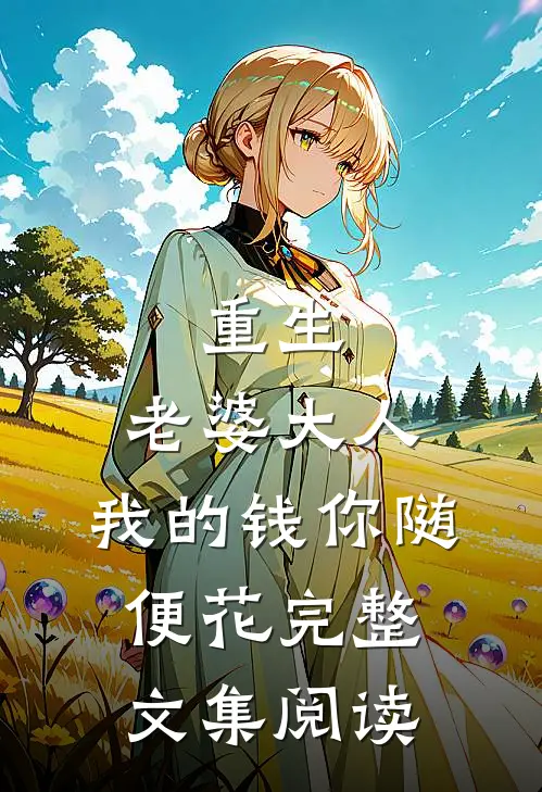 重生老婆大人,我的钱你随便花完整文集阅读