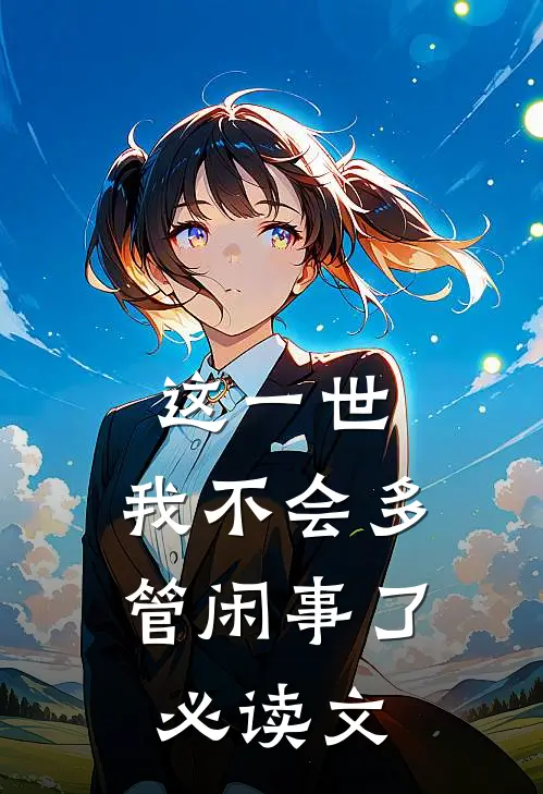 这一世,我不会多管闲事了必读文言文