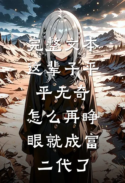 完整文本这辈子平平无奇，怎么再睁眼就成富二代了